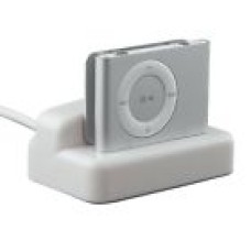 USB Charger & Sync Dock Cradle for Apple iPod Shuffle 2 2nd 3 3rd Gen 2G White